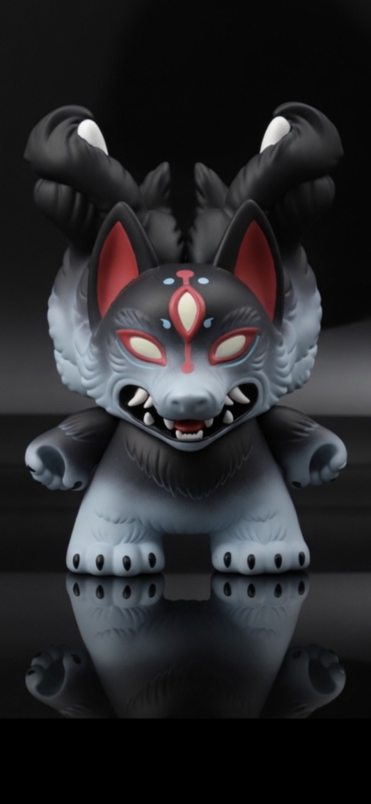 Kidrobot 2019 Candie Bolton "Kyuubi" 8" Dunny — Black Version, Ltd. 200 (New in Box)